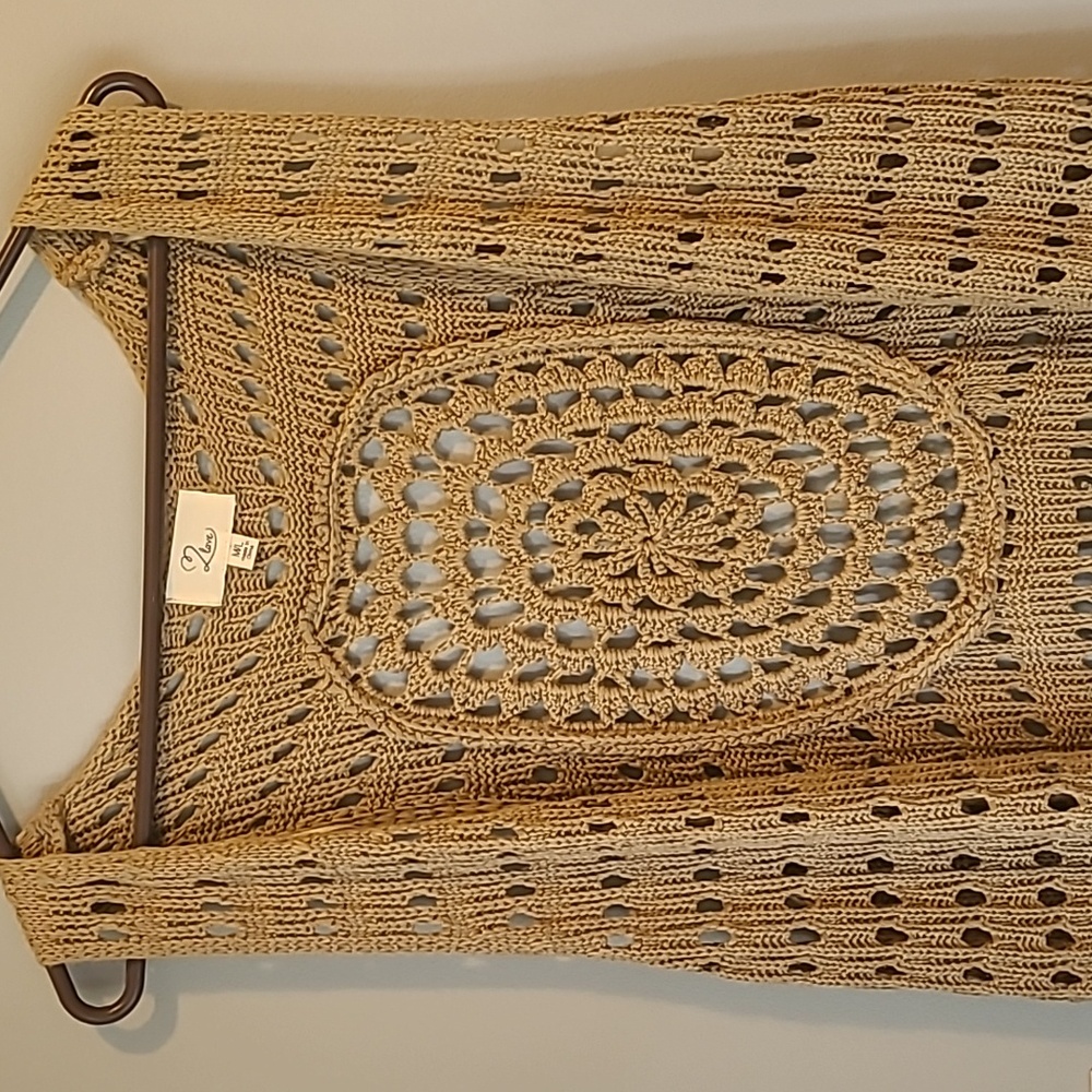 Crochet Sleeveless Cardigan